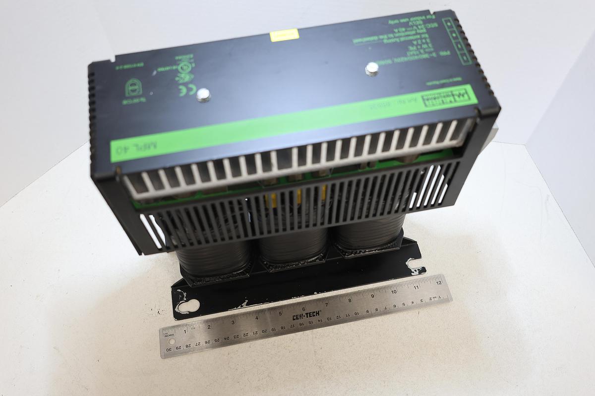 Used Murr Elektronik MPL 40 Art. 85935 24V 40A 3-Phase Power Supply Transformer