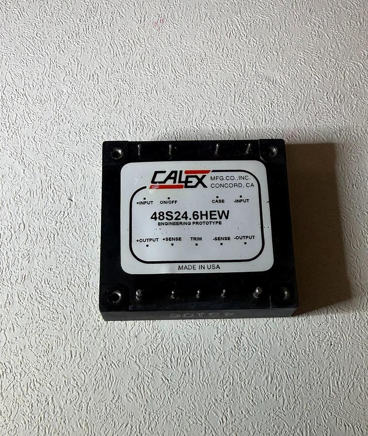 Used CALEX 48S24.6HEW Power Supply | 48V DC | Industrial PSU | Tested GHA-37