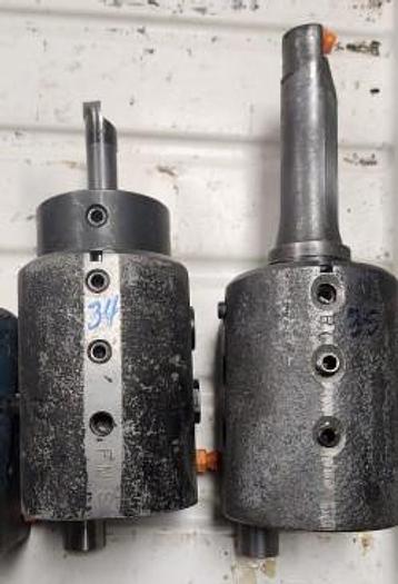 Used Mazak ST-40 2" Boring Bar Holder with various bars - see pictures - GHB-