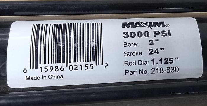 Maxim 218-830 Tie-Rod Hyd. Cylinder - 3000 PSI - GHA-139