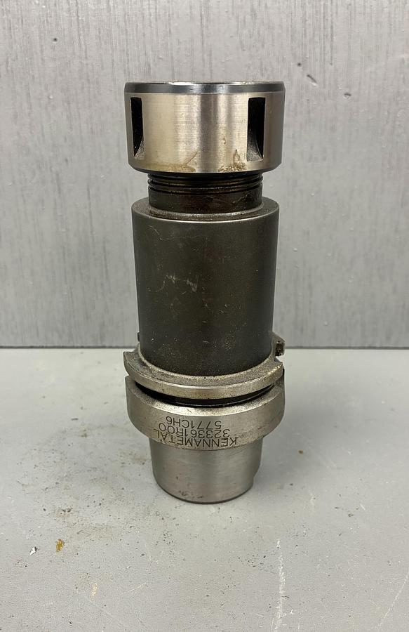 Used Kennametal 323361ROO 5771CH6 Collet Chuck Tool Holder HSK63A GHC-7