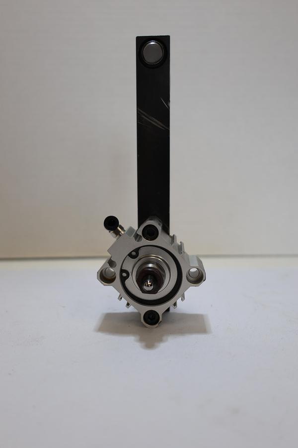 Used SMC CQ2B32-5S Compact Pneumatic Cylinder w/ Lever Arm Assembly