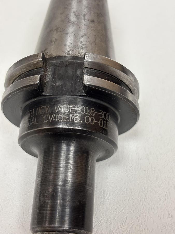 Used Briney V40E-018-300 End Mill Tool Holder CV40EM3.00-0187 GHC-31