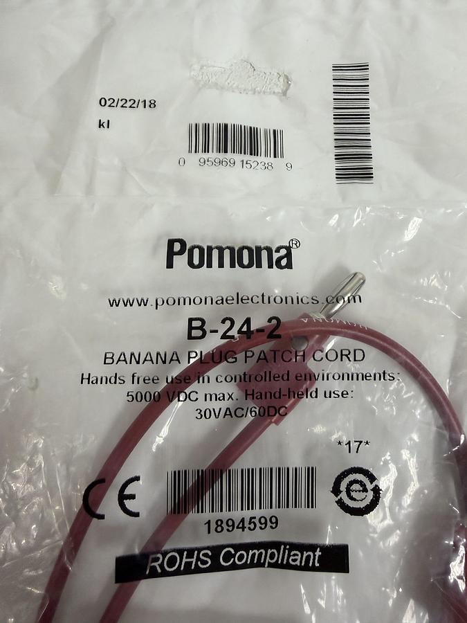 Used ITT Pomona B-24-2 Cord (lot of 8)
