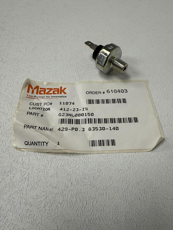 Used Mazak G23NL000150 Pressure Switch 429-P0.3 GHC-29