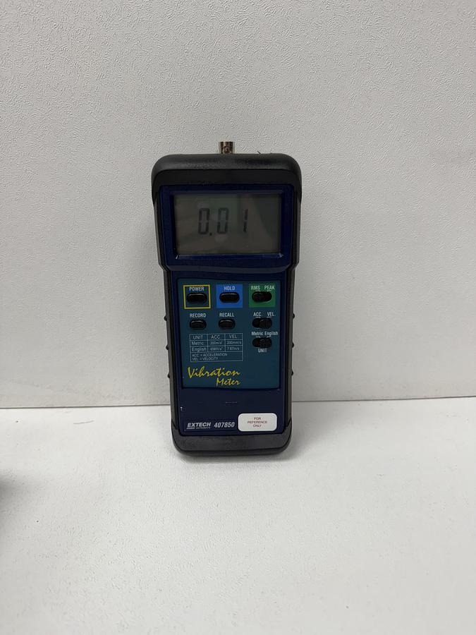 Used Extech 407850 Heavy Duty Vibration Meter – Industrial Vibration Analyzer GHC-44