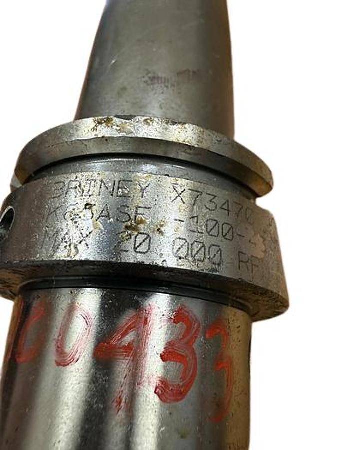 Used Briney HSK63ASF-100-433 Shrink Fit Tool Holder 