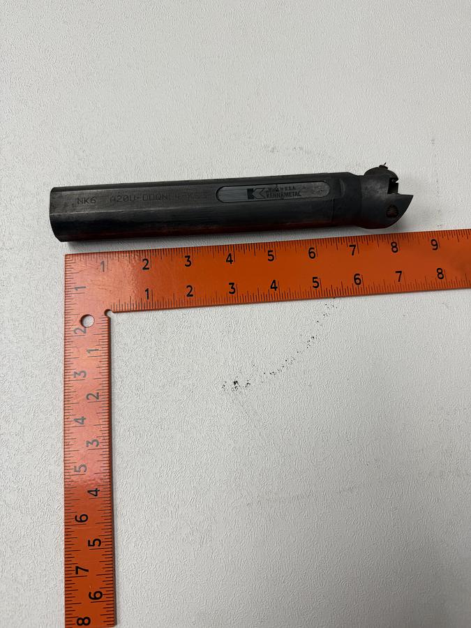 Used Kennametal JK6 A20U-DDQNL4-KC3 Coolant Through Boring Bar 8" Shank GHC-28