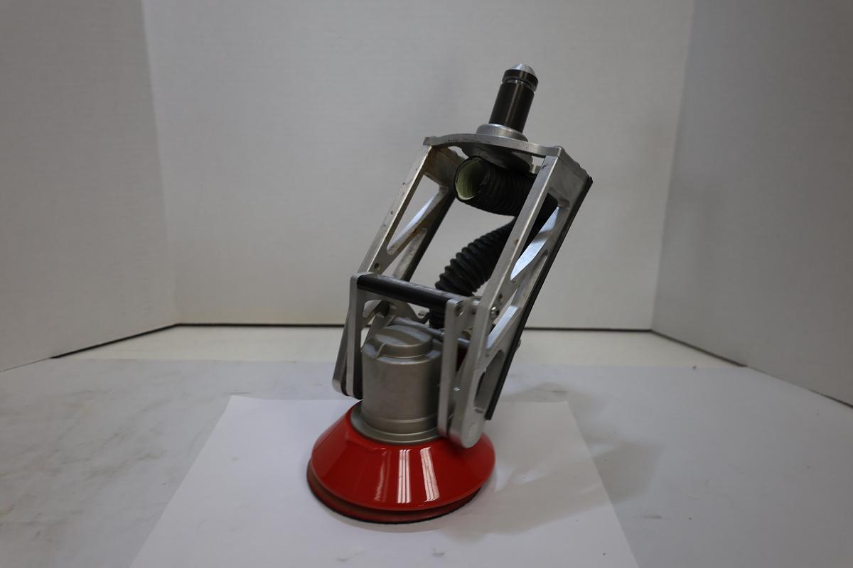 Used Industrial Pneumatic Vacuum Orbital Sanding Head Robotic End Effector Tool