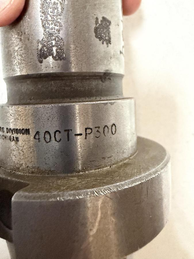 Used Tool Holder 40ct-P300, 1.4974 DIA