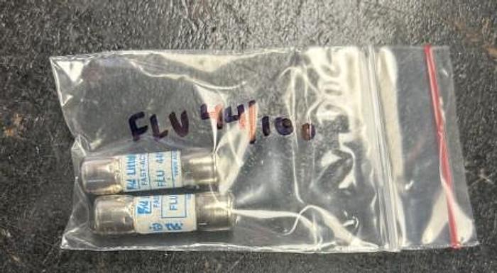 Used Lot of 5 Various Fuses - Bussmann FNQ-10,FNM-10,DMM-44/100 & Littelfuse FLU-44/100 -GHB-63-D13