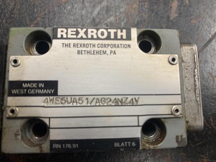 Used REXROTH 4WE6UA51/AG24NZ4V valve GHA-gs4