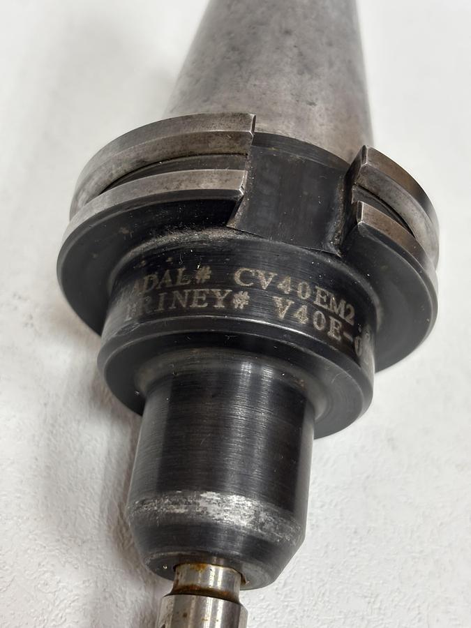 Used Briney V40E-037-250 Cat 40 End Mill Tool Holder CV40EM2.50-0375 GHC-31