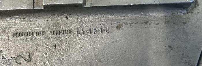 Used Production Turning A1-12-P4 Round Aluminum Soft Jaw for 12" 3 Jaw Chuck - GHB-14