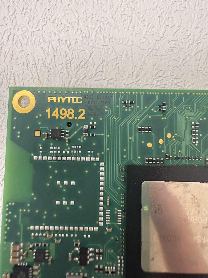 Used (NEW) Phytec PCB Board Model 1498.2 8222-531377 MV11 94V-0 RoHs GHA29