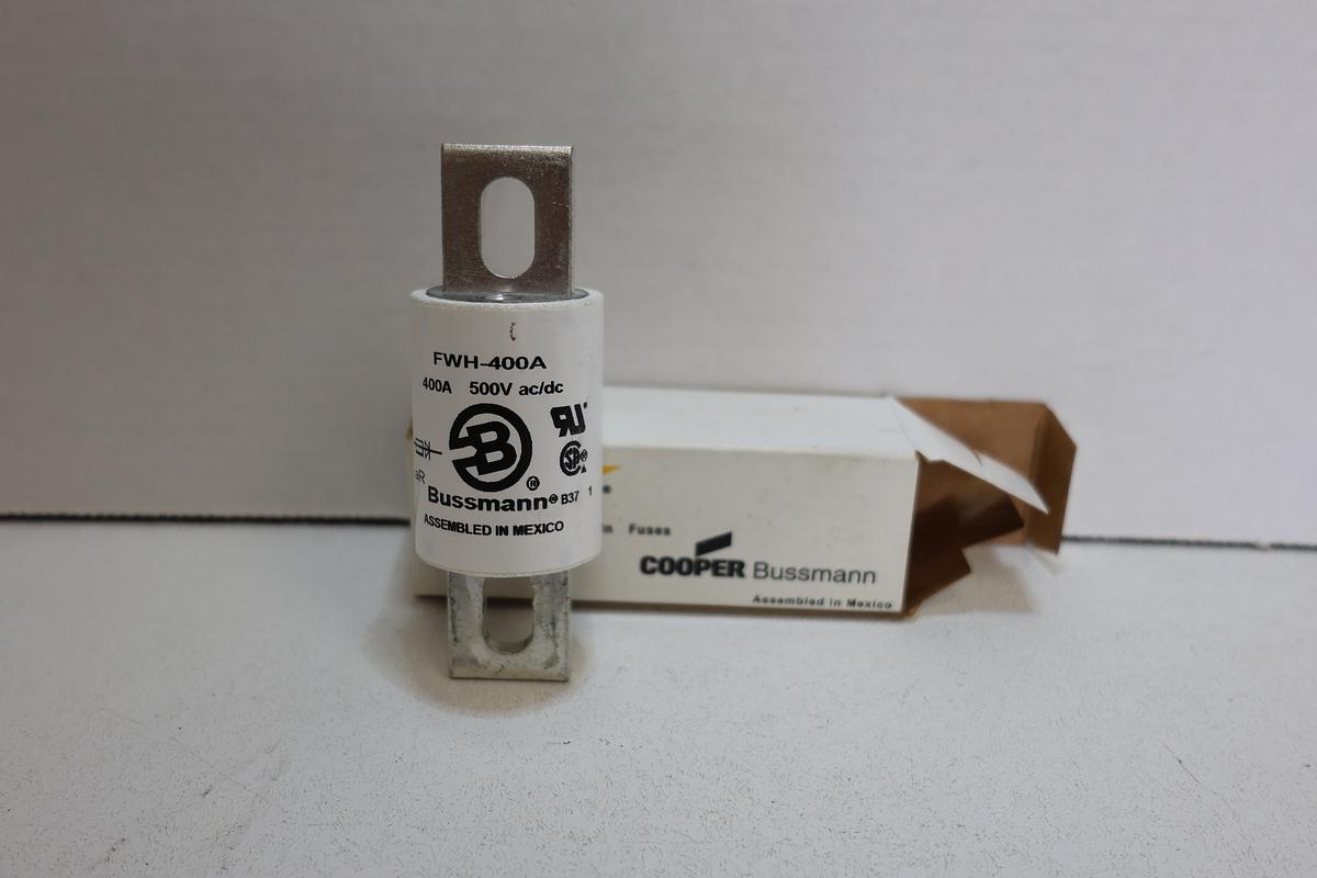 Cooper Bussmann Eaton FWH-400A Semiconductor Fuse 400A 500V AC/DC NEW
