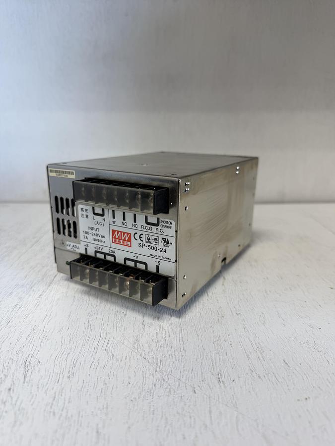 Used Mean Well SP-500-24 Switching Power Supply 50/60Hz GHA-179