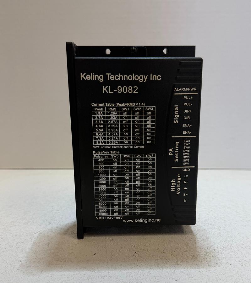 Used Keling Technology KL-9082 Microstepping Driver