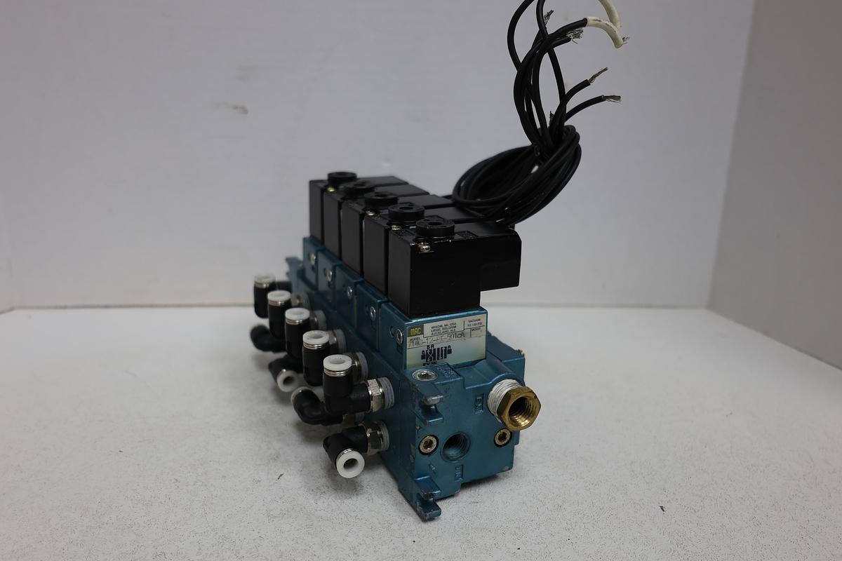 Used MAC VALVES 714C-12-PI-501CA PNEUMATIC SOLENOID VALVE – USED