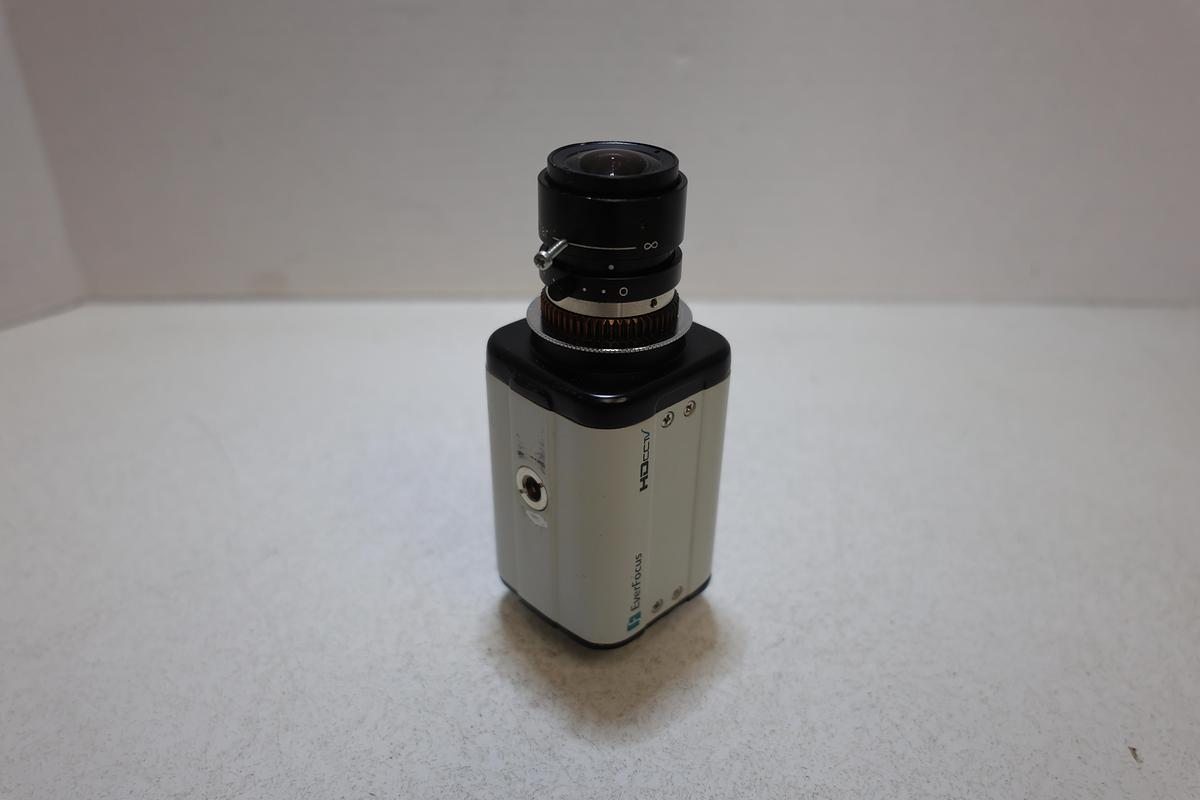 Used EverFocus EQH5102 HD CCTV Box Camera Sony 3.5mm F1.4 Lens 2.1MP 1080p