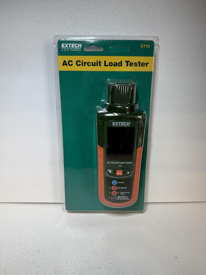 Used (NEW) Extech CT70 AC Circuit Load Tester Instrument Cat II 300V Max GHC-33