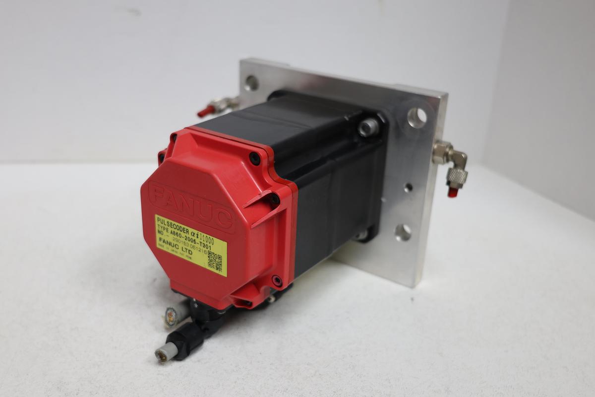 Used FANUC A06B-0212-B001 a2/5000is Servo Motor w/ A860-2005-T301 Pulse Coder GHA-23