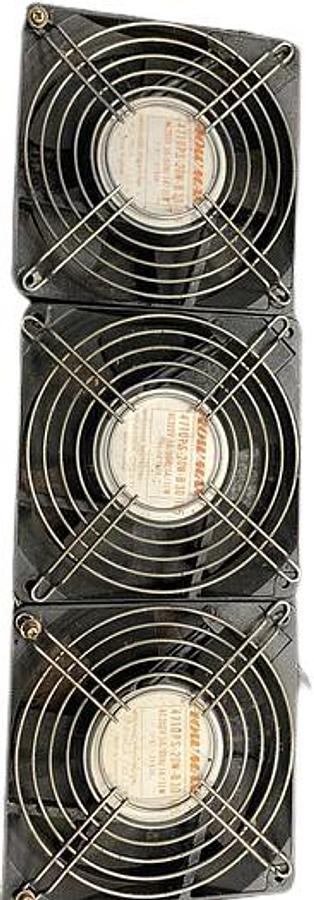 Used Minebea Co. 4710PS-20W-B30 105 Flowmax Fan 4.75"x4.75" Housing Size (3 pack) 