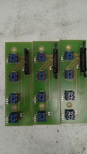 Used Lot of 3 Charmilles Roboform 550 Circuit Boards For Switches 135010412A GHD