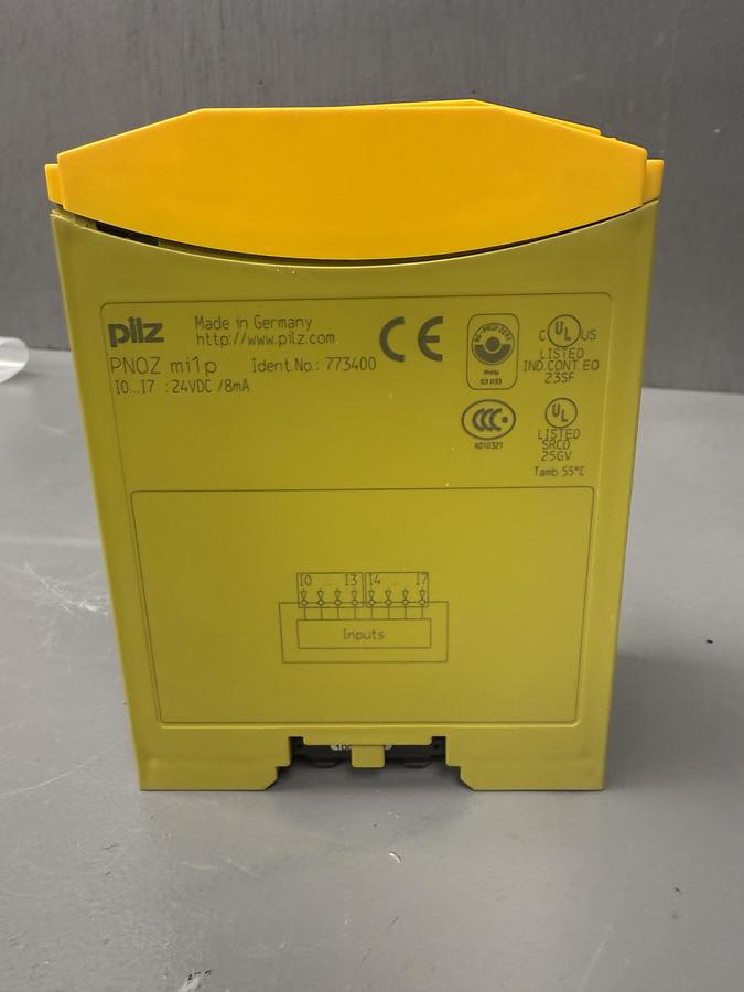Used (LOT OF 2) Pilz PNOZ mi1p 773400 – Safety Relay Input Module, 8 Safe Digital Inputs GHC-37