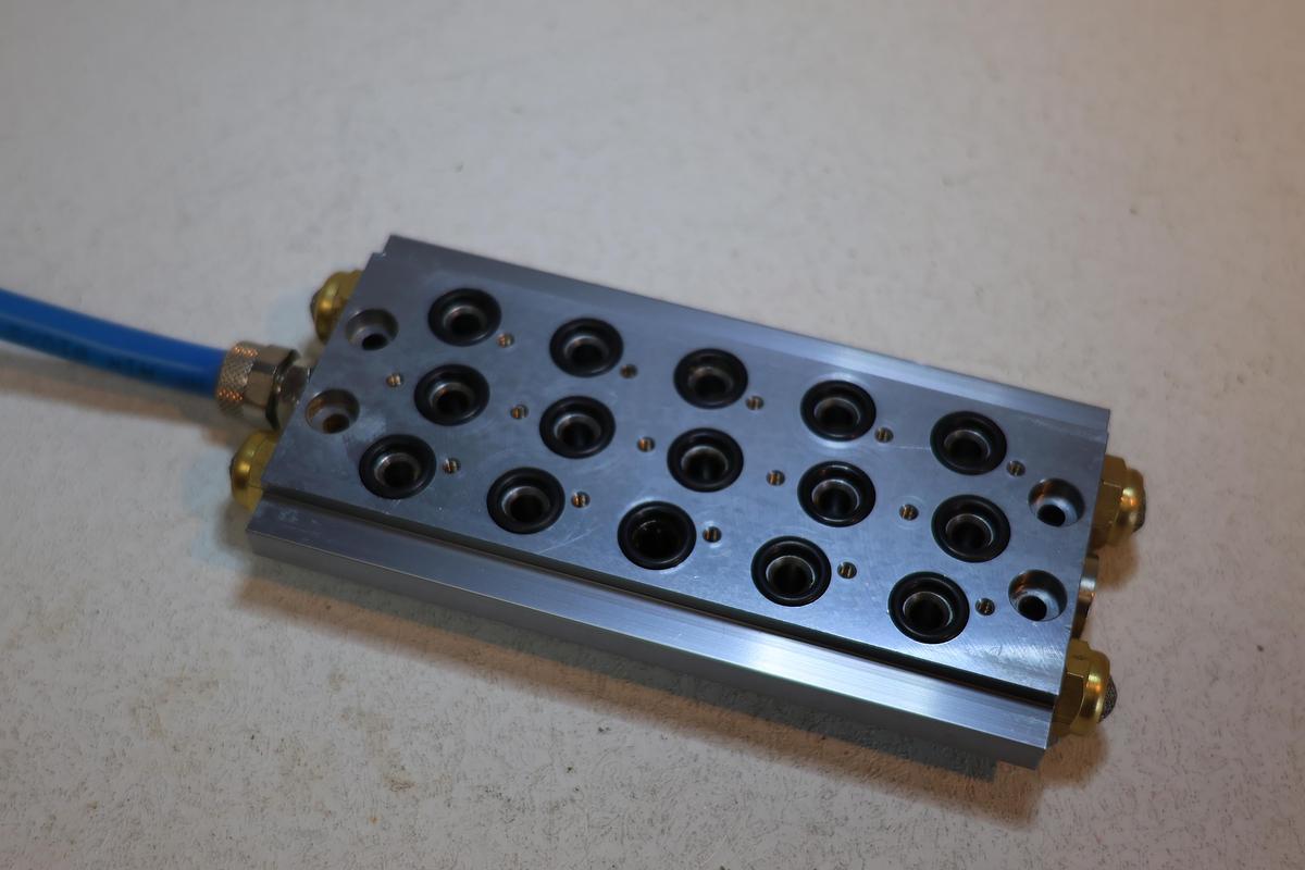 Used SMC Pneumatic manifold base