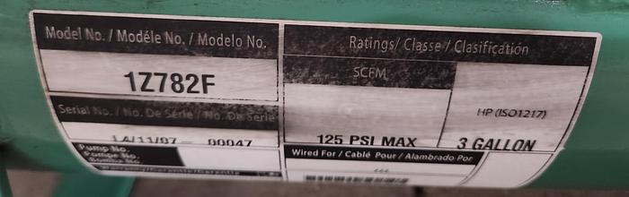 Used USED - SPEEDAIRE 1Z782F AIR TANK 3 GALLON GHB-60