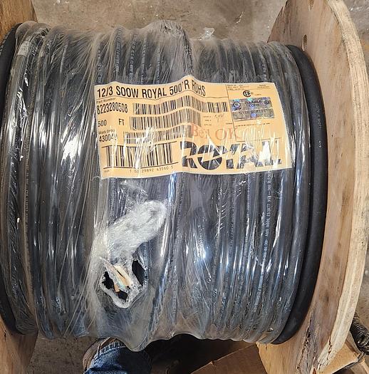 Royal 12/3 S00W Wire, 500 ft - New
