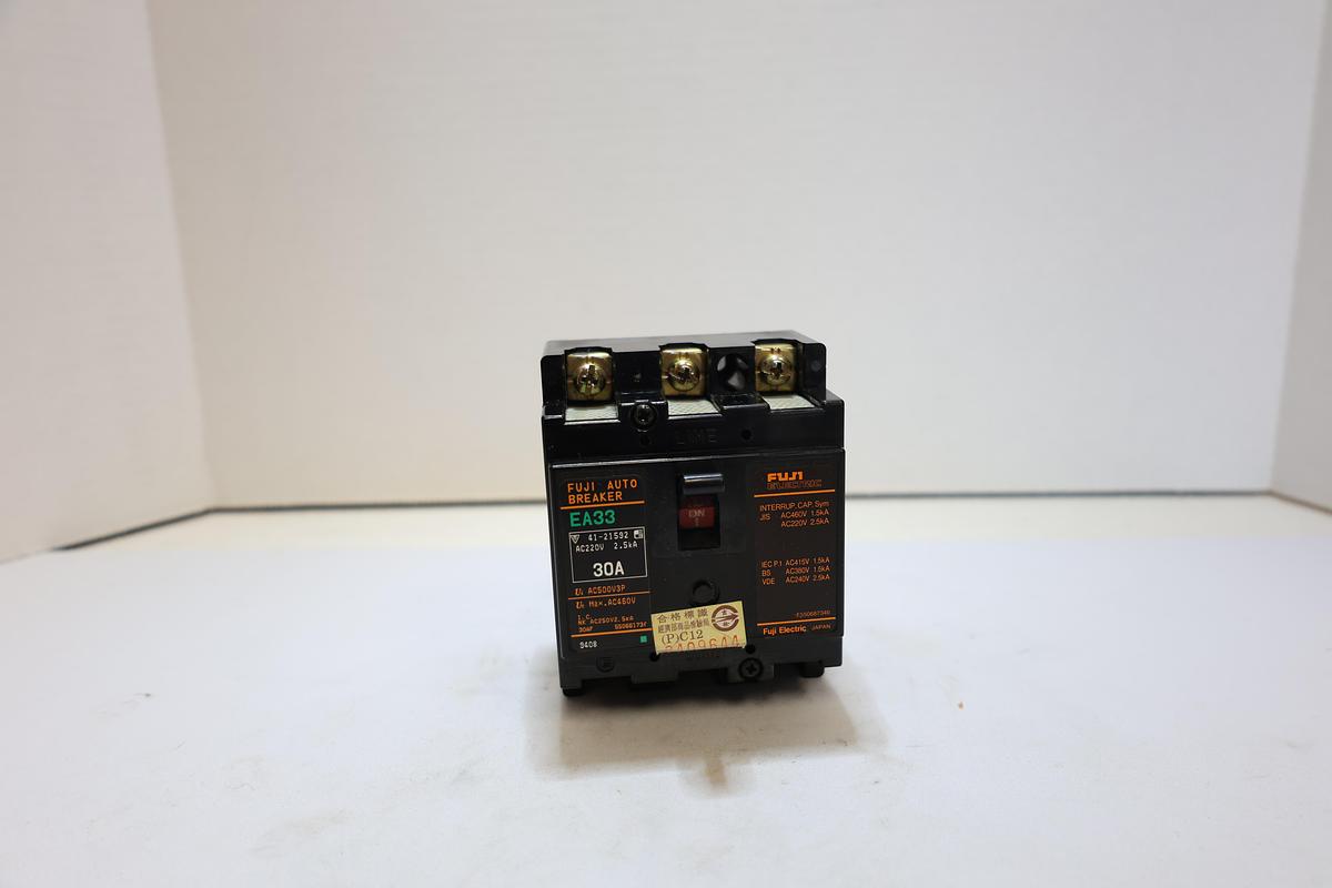 Used Fuji Auto Breaker EA33 30A 3 POLE GHA-157-C3