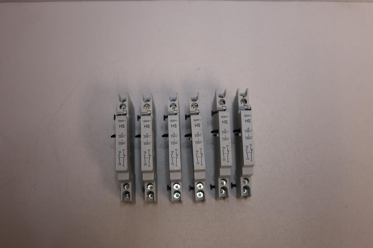 Used Lot of 6 Siemens 5SX91 Miniature Circuit Breakers MCB DIN Rail GHA-187