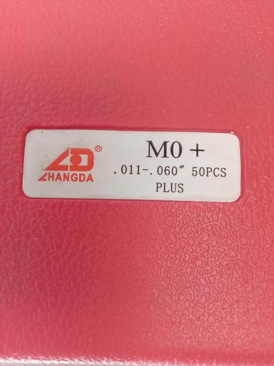 Used Hangda M0+ .011- .060 Pin Gage 50Pcs GH506