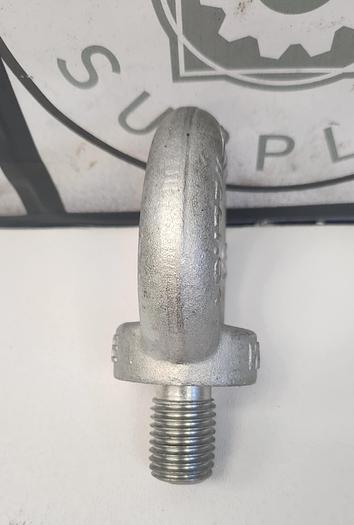 Used M24 MACHINE LIFTING EYE BOLT GALVANIZED COATED HIGH GRADE STEEL WLL1.8 - GHB-43