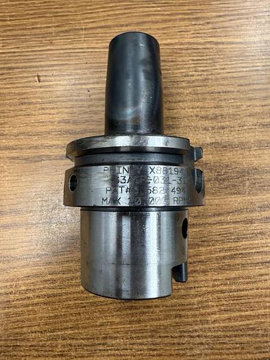 Used BRINEY HSK63ASFC-031-315 SHRINK FIT TOOL HOLDER GHA-GS37