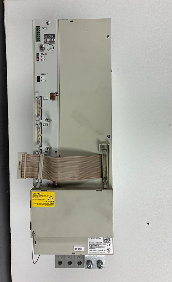 Used Siemens SIMODRIVE 611 1P 6SN1123-1AA00-0EA1 Power Module – Axis Module, 50A version A GHC-50