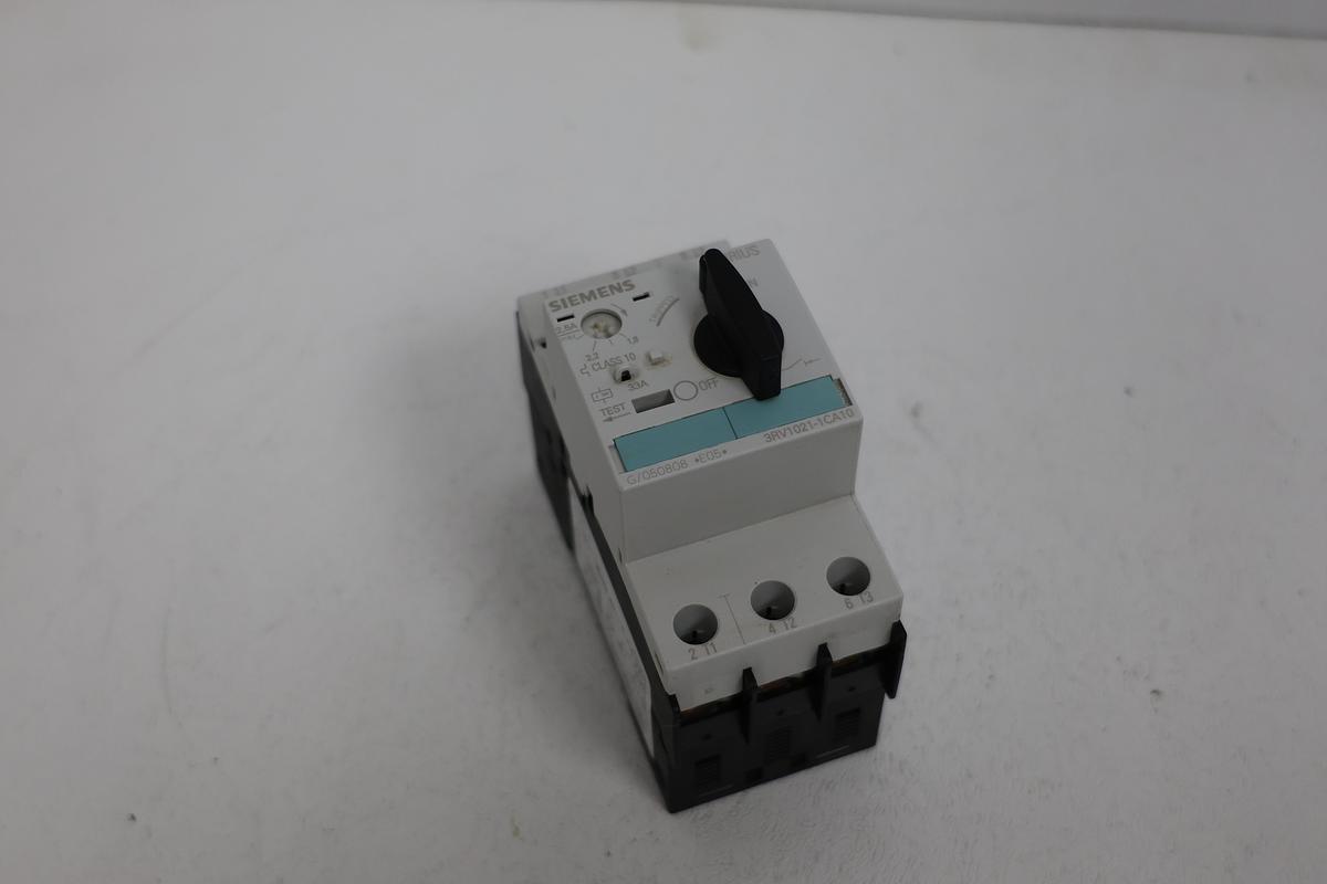 Used Siemens 3RV1021-1CA10 Motor Protection Circuit Breaker GHA-140