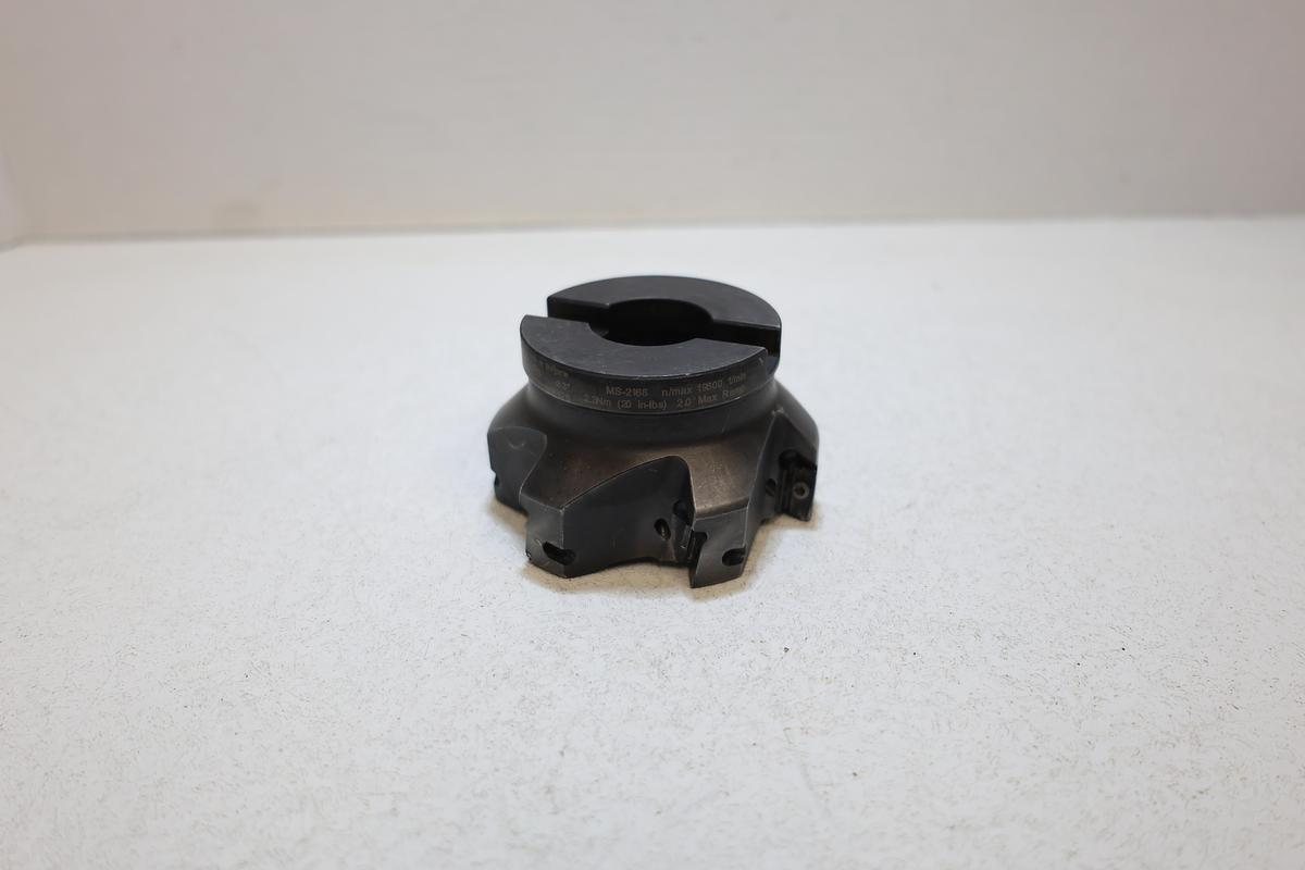 Used Walter Face Mill Cutter Head MS-2168 Indexable Shell Mill Used 2.0" Max Ramp