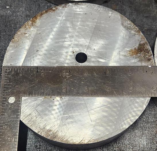 Used Aluminum Disc - 7" Diameter x 2" Thick - 7.7 lbs - GHB-9