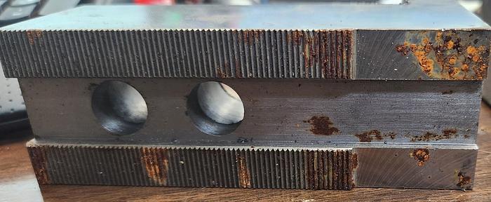 Used KT-12308F Steel Soft Jaw for a 12" Chuck - 3 pc set - GHA-76