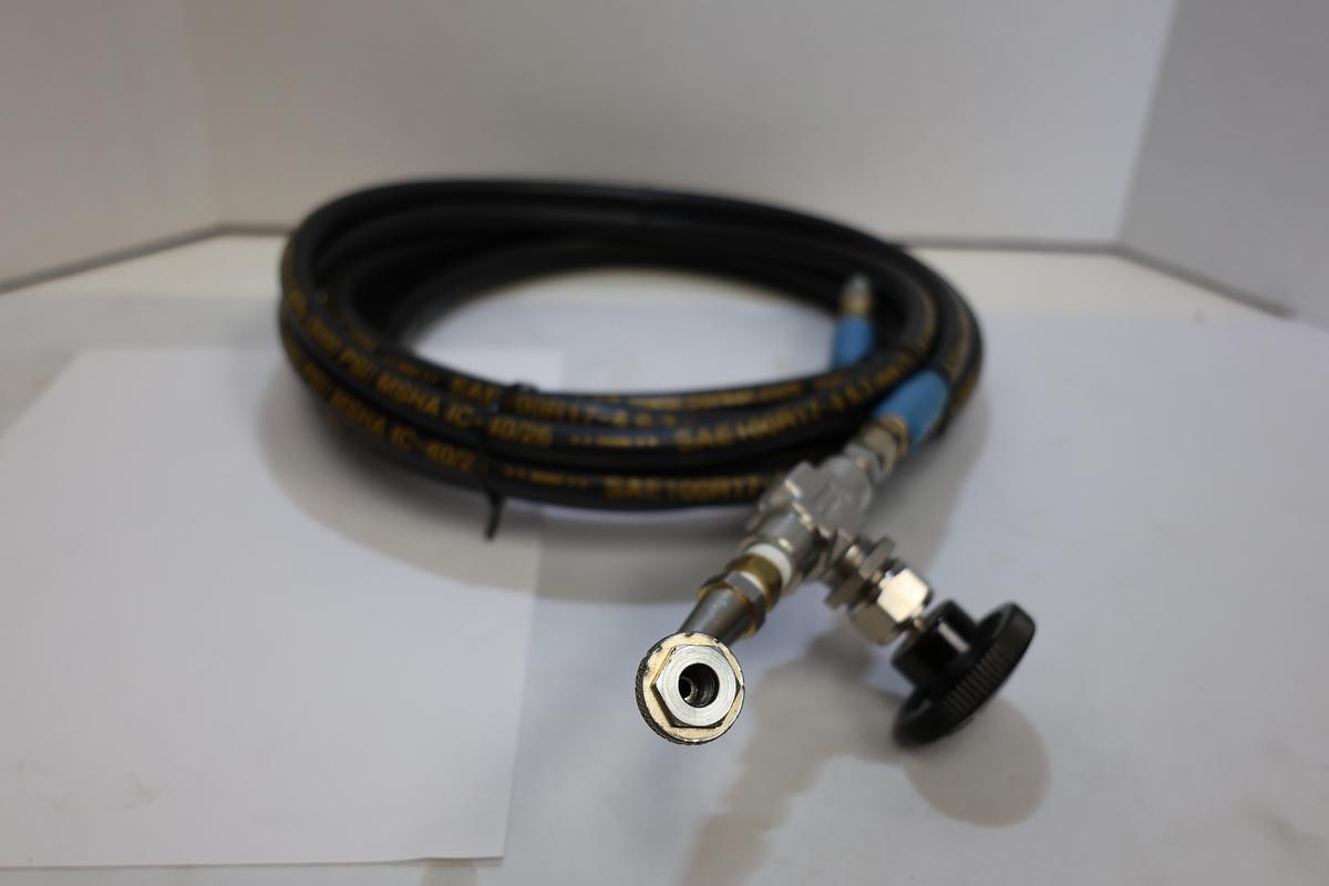 Used ACE SS-RF4 Stainless Needle Valve Parker 3000 PSI Hose Assembly 15FT