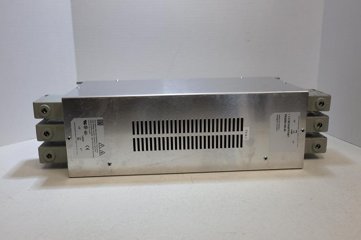 Used Schaffner FN3258-180-40 180A 3-Phase EMI/RFI Line Filter 480V Used