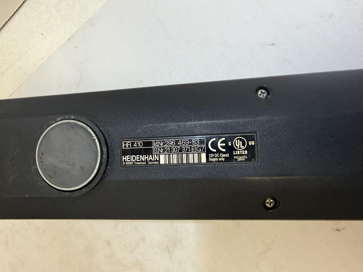 Used HEIDENHAIN 296 469-53 HR 410 Handwheel with Connection Cable