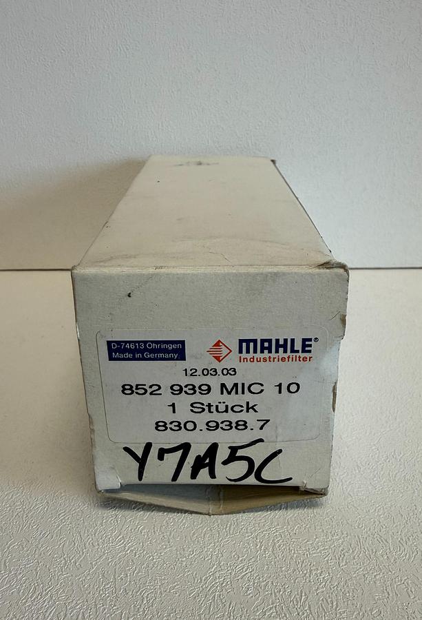 Used NEW Mahle 852 939 MIC 10 Hydraulic Filter Element 852939MIC10 GHA-93