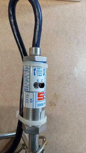 Used Ewal 4875404 High Pressure Valve W/ SPAN Instruments 3976EA 2000PSI Transducer GH503