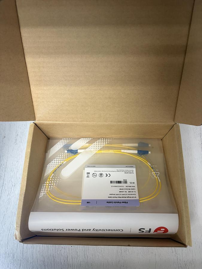 (Pack of 3) LC to LC UPC OS2 Duplex Single-Mode Fiber Optic Patch Cable - Jumper GHA-.63