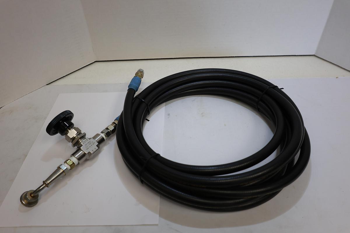 Used ACE SS-RF4 Stainless Needle Valve Parker 3000 PSI Hose Assembly 15FT