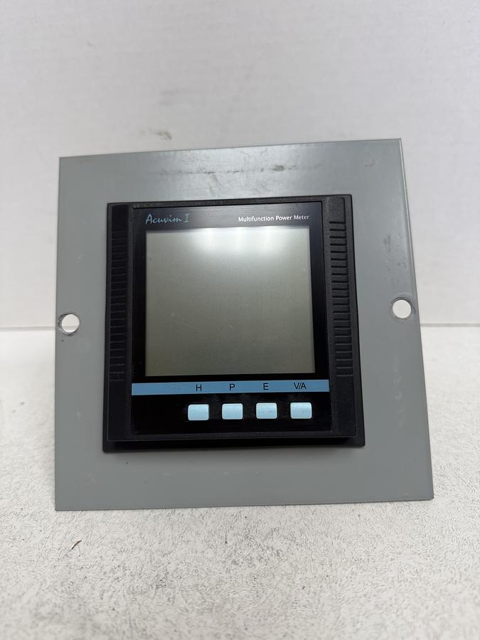 Used Acuvim II-D-60 Multifunction Power Meter w/ AXM-IO2-1- A GHA-92